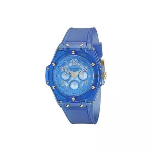 Relógio Analógico 99379LPMVNP1<BR>- Azul<BR>- Mondaine