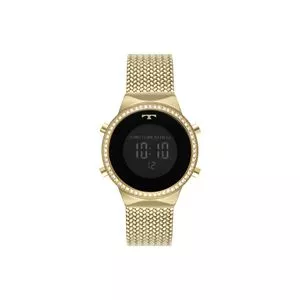 Relógio Digital BJ3478AG-1P<BR>- Dourado & Preto<BR>- Technos