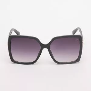Óculos De Sol Quadrado<BR>- Roxo & Preto