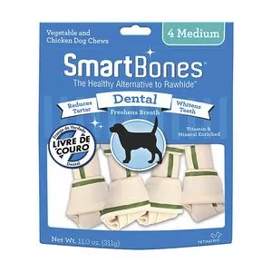 Smartbones Dental Medium<BR>- Frango<BR>- 311g<BR>- Smartbones