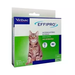 Effipro Gatos<BR>- 0,5ml<BR>- Uso Tópico<BR>- Vetline