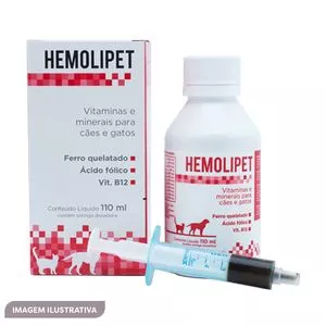 Vitaminas & Minerais Hemolipet<BR>- Uso Oral<BR>- 110ml<BR>- Avert