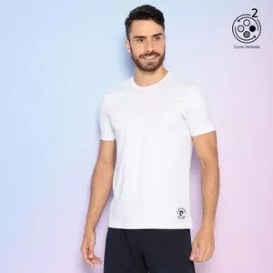 Kit de Camisetas Lisas<BR>- Preto & Branco<BR>- 2 Pçs
