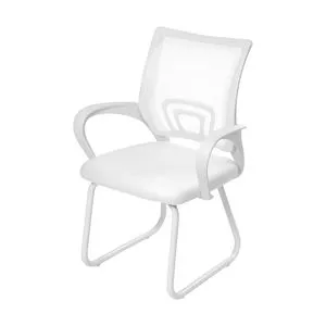Cadeira Office Tok<BR>- Branca<BR>- 87x61,5x49cm<BR>- Or Design