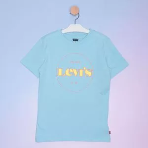 Camiseta Levi's<BR>- Azul Claro & Amarela