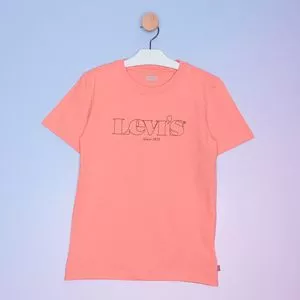 Camiseta Levi's<BR>- Coral & Preta