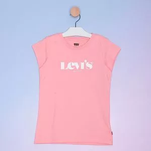 Camiseta Levi's<BR>- Rosa & Branca