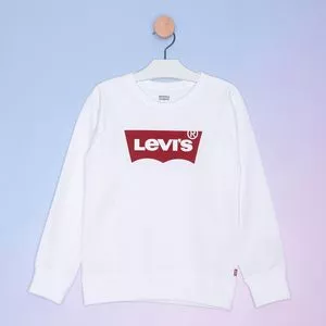Blusão Levi's<BR>- Branco & Vermelho