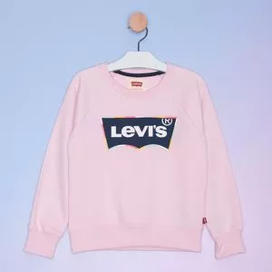 Blusão Levi's<BR>- Rosa & Azul Marinho