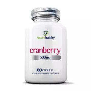Cranberry 500mg<BR>- 60 Cápsulas<BR>- Nature Healthy