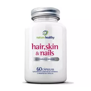 Hair, Skin & Nails<BR>- 60 Cápsulas<BR>- Nature Healthy