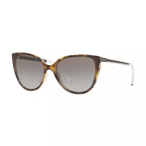 Óculos De Sol Gatinho<BR>- Marrom & Amarelo Escuro<BR>- Oakley