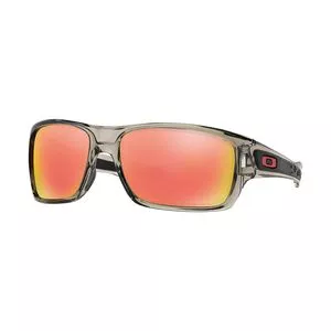 Óculos De Sol Retangular<BR>- Laranja & Cinza Escuro<BR>- Oakley