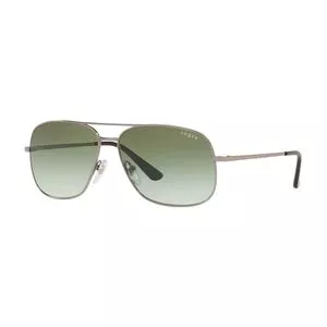 Óculos De Sol Aviador<BR>- Verde & Prateado<BR>- Oakley