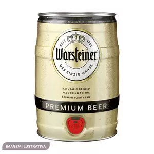 Cerveja Warsteiner Clara<BR>- Alemanha<BR>- 5L