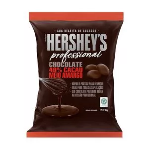 Chocolate Meio Amargo Professional Formato Moeda<BR>- 2,01Kg<BR>- Hershey's Professional