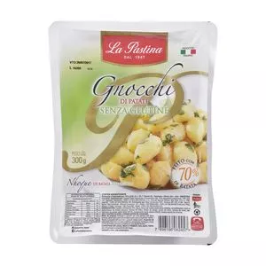 Gnocchi Di Patate Senza Glutine<BR>- Itália<BR>- 300g<BR>- La Pastina