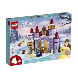 LEGO® Celebração De Inverno No Castelo Da Bela<BR>- Azul Turquesa & Lilás<BR>- 238Pçs<BR>- Lego