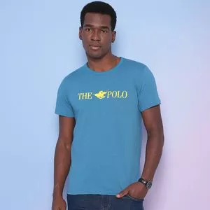Camiseta The Polo®<BR>- Azul & Amarela<BR>- Club Polo Collection