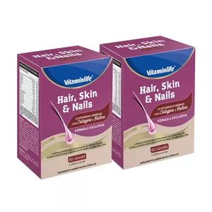 Hair, Skin & Nails<BR>- 2 Unidades<BR>- Vitaminlife