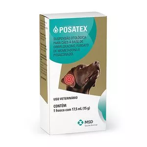 Posatex<BR>- Uso Tópico<BR>- 17,5ml<BR>- Vetline