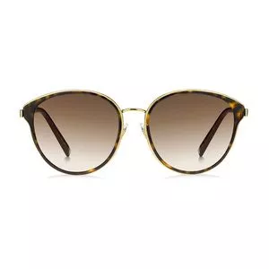 Óculos De Sol Arredondado<BR>- Marrom & Dourado<BR>- Givenchy