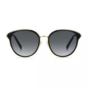Óculos De Sol Arredondado<BR>- Preto & Cinza<BR>- Givenchy