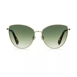 Óculos De Sol Gatinho<BR>- Verde & Dourado<BR>- Kate Spade