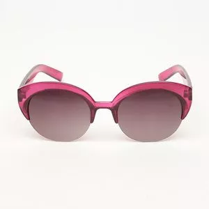 Óculos De Sol Gatinho<BR>- Vinho & Pink<BR>- Triton Eyewear