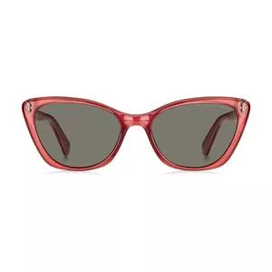 Óculos De Sol Gatinho<BR> - Cinza & Vermelho<BR> - Marc Jacobs