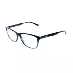 Óculos Receituário Arredondado<BR> - Preto & Azul Claro<BR> - Atitude