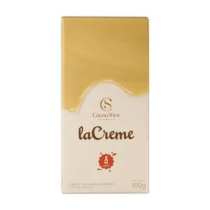 Tablete La Creme Chocolate Branco<br /> - 100g<br /> - Cacau Show