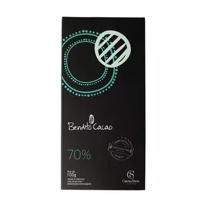 Tablete Bendito Cacao 70% Cacau<BR>- 100g<BR>- Cacau Show
