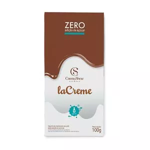 Tablete La Creme Chocolate Ao Leite Zero Açúcar<br /> - 100g<br /> - Cacau Show
