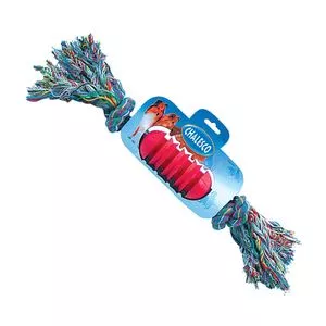 Brinquedo Corda Com Vinil<BR>- Vermelho & Azul<BR>- 3x18x4cm<BR>- Chalesco