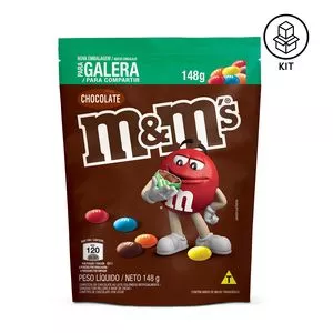 Confeito M&M's Chocolate Ao Leite<BR>- 24 Unidades<BR>- M&M'S®