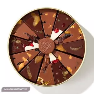 Gateau Noel<BR>- Chocolate & Frutas Secas<BR>- Chocolat du Jour