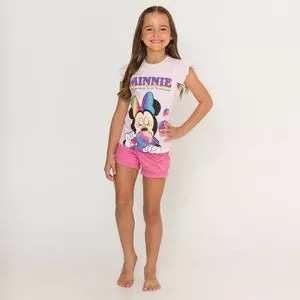 Pijama Infantil Disney®<BR>- Rosa Claro & Rosa<BR>- Pijamas Fun