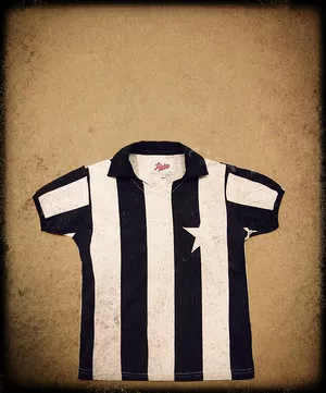 Camiseta Alvinegro-RJ 1963 Infantil Preta & Branca