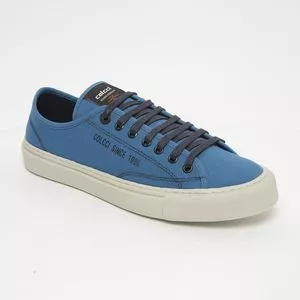 Sapatênis Com Recortes<BR>- Azul<BR>- Colcci Shoes
