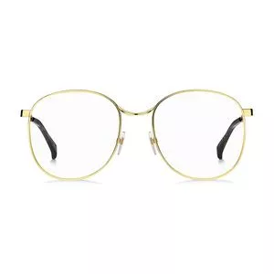 Armação Arredondada Para Óculos De Grau<BR>- Dourada<BR>- Givenchy