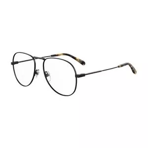 Armação Arredondada Para Óculos De Grau<BR>- Preta & Marrom<BR>- Givenchy