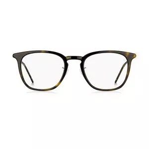 Armação Quadrada Para Óculos De Grau<BR>- Preta & Amarela<BR>- Tommy Hilfiger