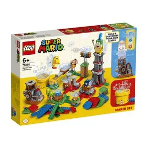 LEGO Super Mario®<BR>- Branco & Amarelo<BR>- 47Pçs