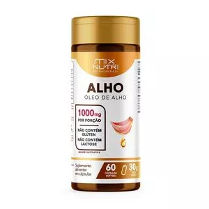 Nutraceutical Óleo De Alho<BR>- 60 Cápsulas<BR>- Mix Nutri