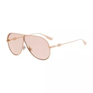 Óculos De Sol Aviador<BR>- Rosa Claro<BR>- Dior
