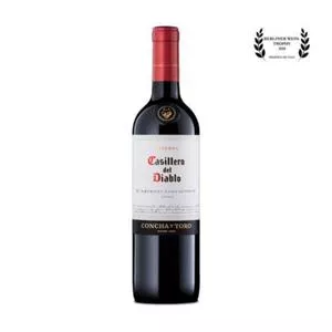 Vinho Casillero Del Diablo Tinto<BR> - Cabernet Sauvignon<BR> - 2017<BR> - Chile, Valle Central<BR> - 750ml<BR> - Concha Y Toro