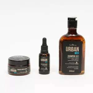 Kit De Shampoo Urban Men 3 Em 1<BR>- 4 Unidades<BR>- Tracta