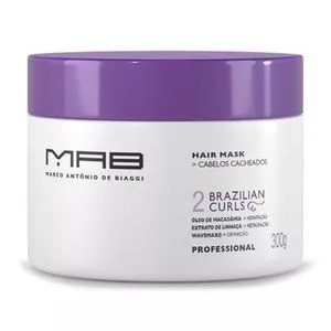 Máscara Capilar Hair Mask Brazilian Curls<BR>- 300g<BR>- MAB