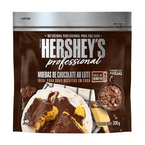 Chocolate Ao Leite Professional Formato Moeda<BR>- 300g<BR>- Hershey's